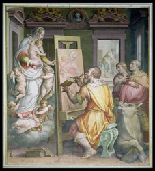 São Lucas pintando a Virgem